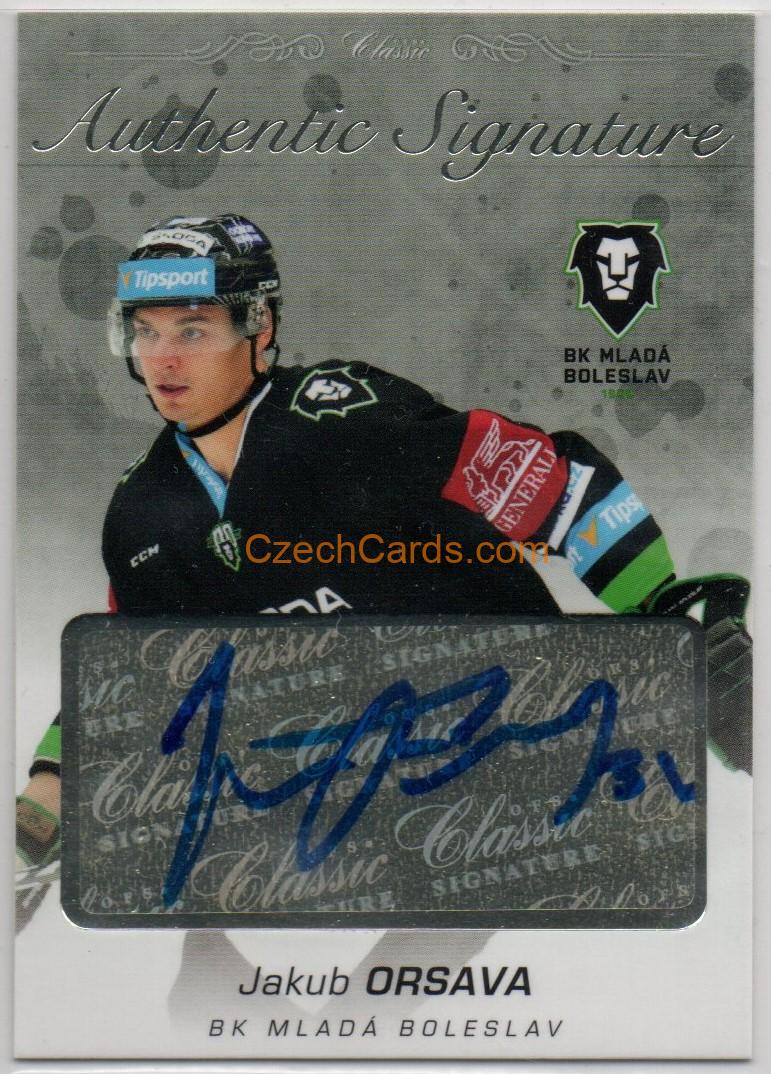 Petr Koukal 2017/18 OFS Authentic Signature xx/29 #AS-41