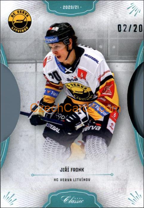 Martin Pláněk 2020/21 OFS hokejová karta Parallel Die Cut xx/20 #350