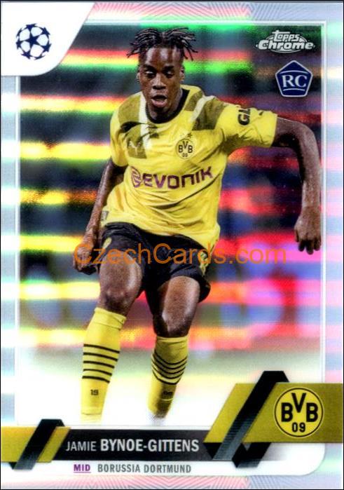 Jamie Bynoe-Gittens 2022/23 Topps Chrome Club Competitions #43 RC Ref