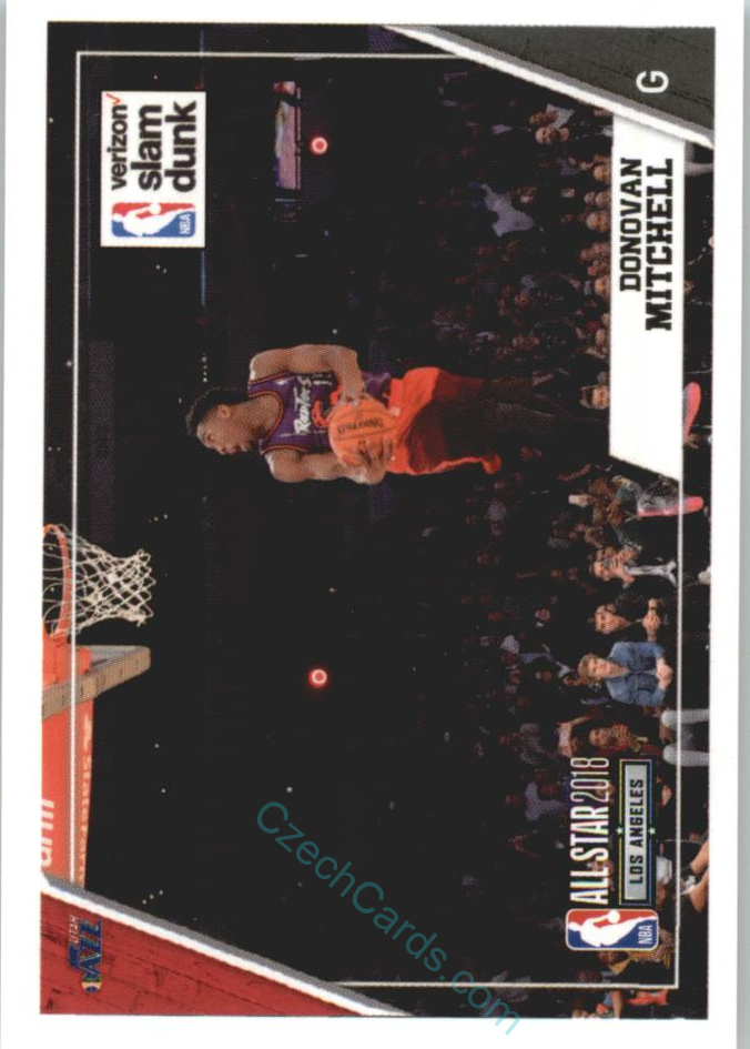 Donovan Mitchell 2018/19 Panini sticker Euro ed. #10