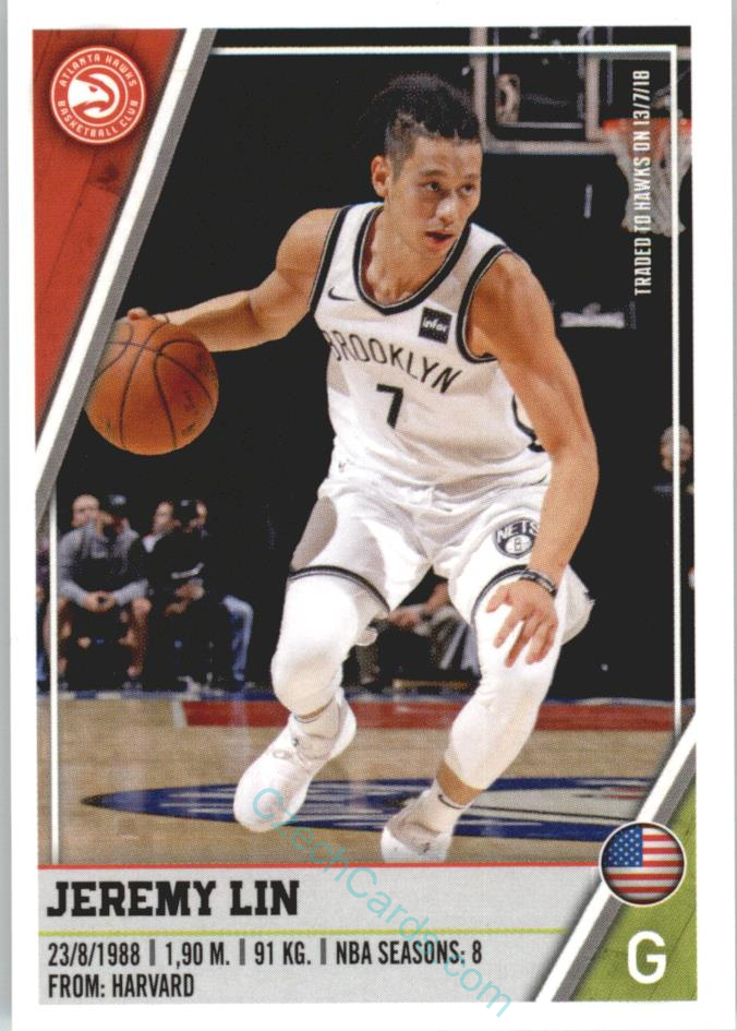 Jeremy Lin 2018/19 Panini sticker Euro ed. #24