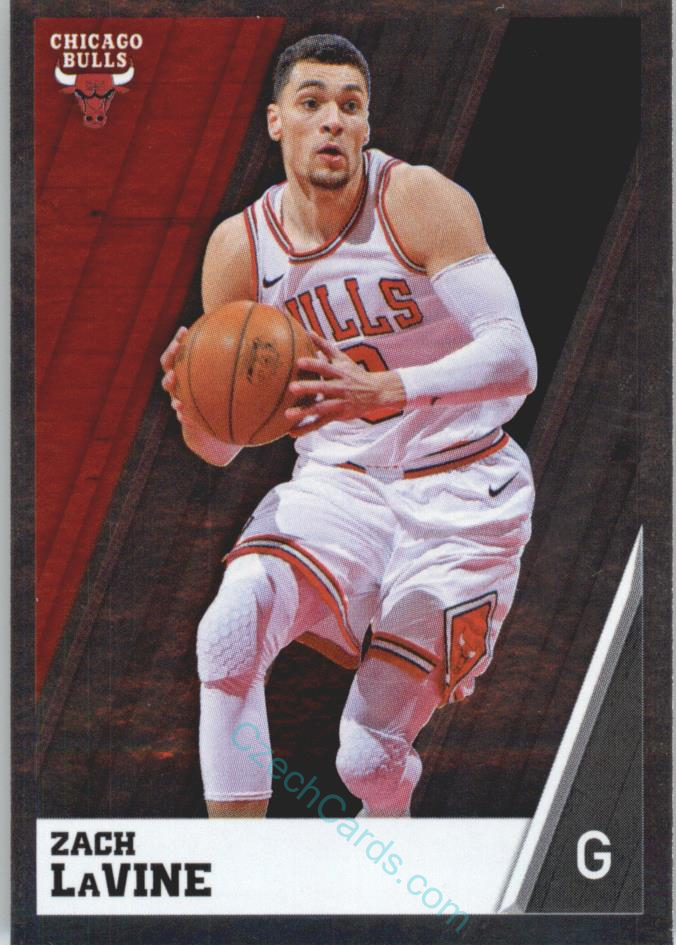 Zach LaVine 2018/19 Panini sticker Euro ed. foil #86