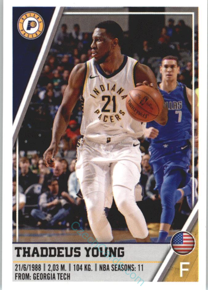 Thaddeus Young 2018/19 Panini sticker Euro ed. #116