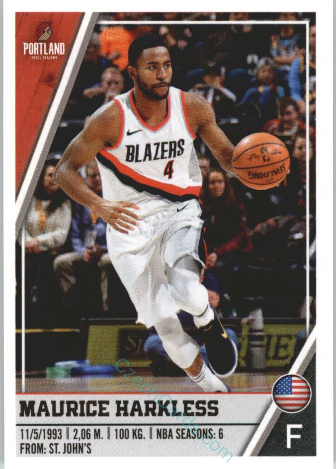 Maurice Harkless 2018/19 Panini sticker Euro ed. #367