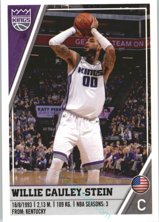 Willie Cauley-Stein 2018/19 Panini sticker Euro ed. #374