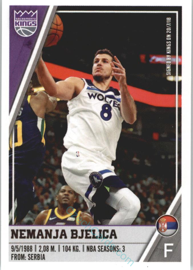 Nemanja Bjelica 2018/19 Panini sticker Euro ed. #380