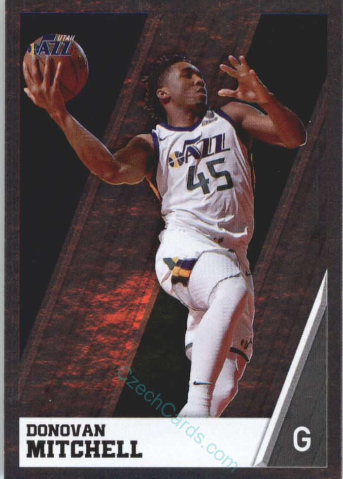 Donovan Mitchell 2018/19 Panini sticker Euro ed. foil #407