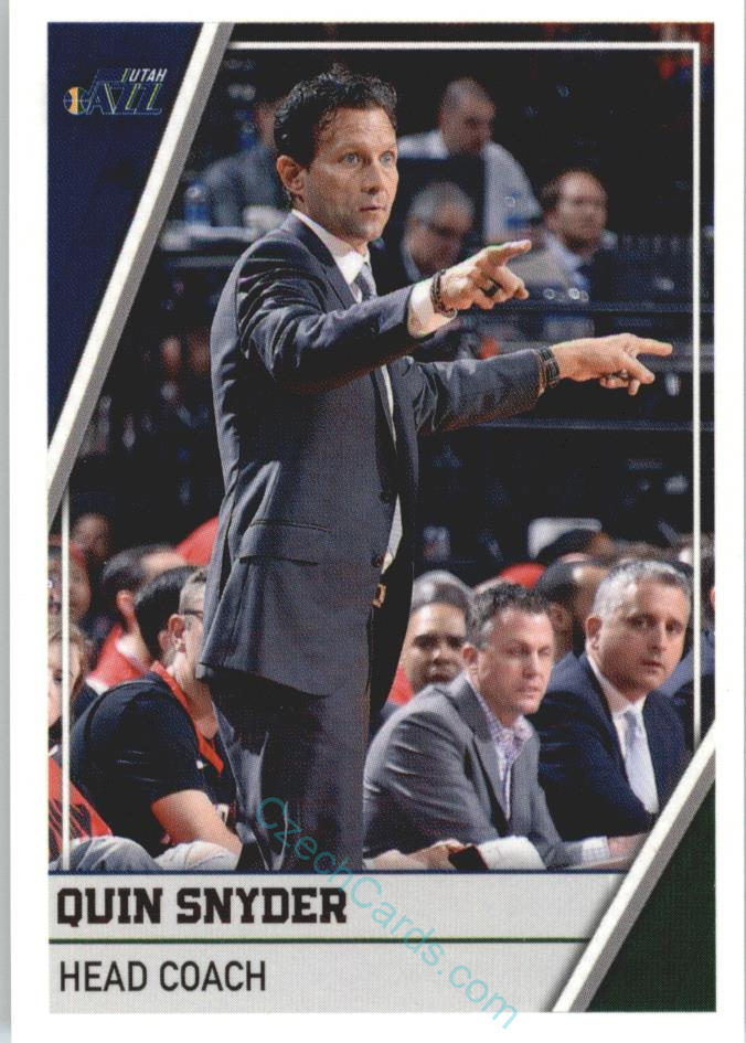 Quin Snyder (head coach) 2018/19 Panini sticker Euro ed. #410