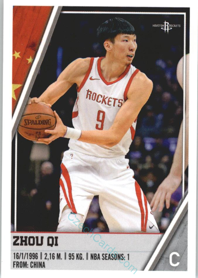 Zhou Qi 2018/19 Panini sticker Euro ed. #423