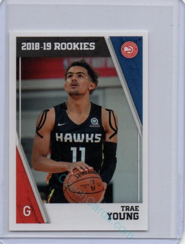 Trae Young 2018/19 Panini sticker Euro ed. #430 ROOKIE