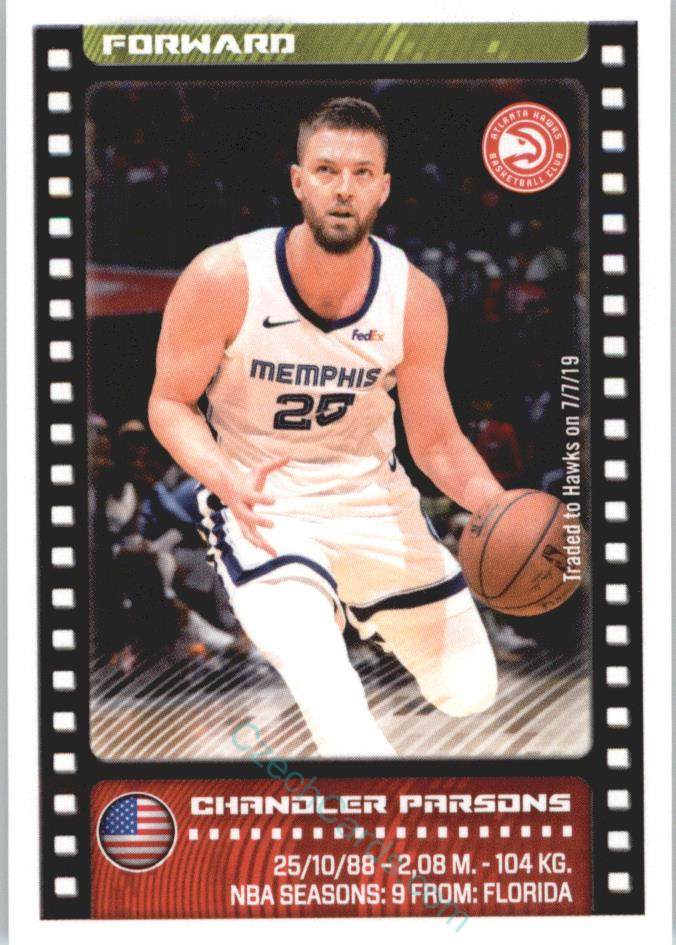 Chandler Parsons 2019/20 Panini sticker Euro ed. #37
