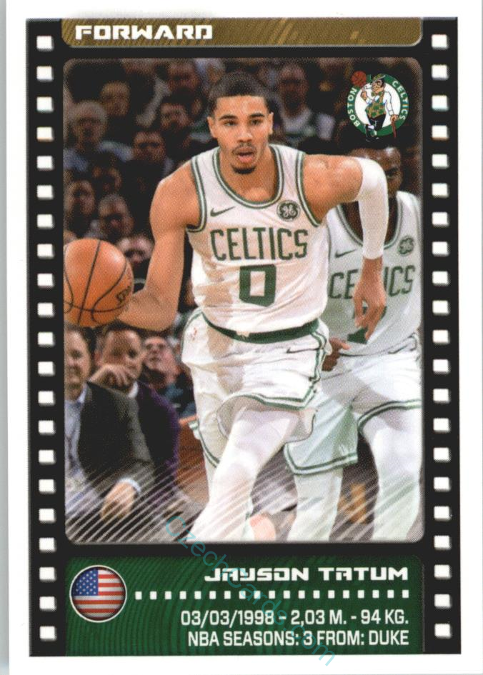 Jayson Tatum 2019/20 Panini sticker Euro ed. #50