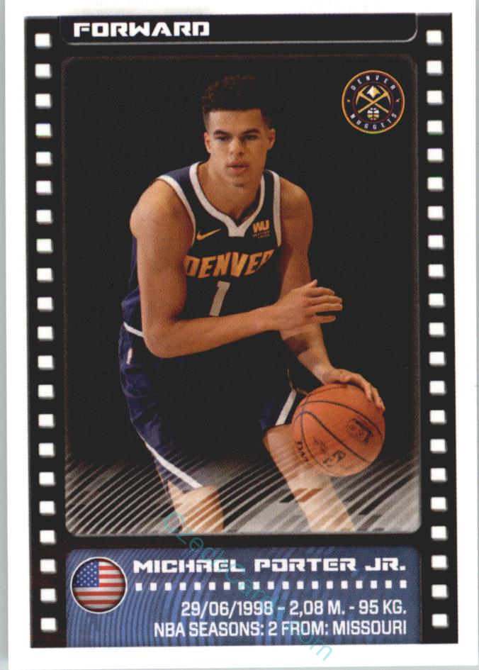 Michael Porter Jr. 2019/20 Panini sticker Euro ed. #247