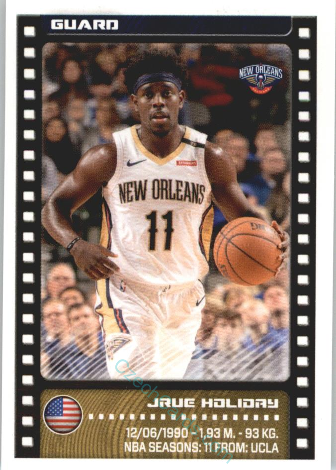 Jrue Holiday 2019/20 Panini sticker Euro ed. #334