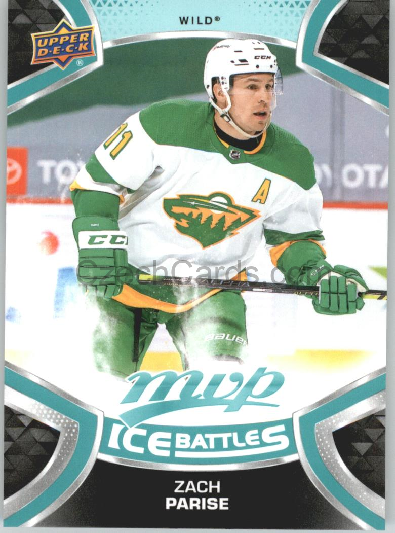 Zach Parise 2021/22 UD MVP Ice Battles #111