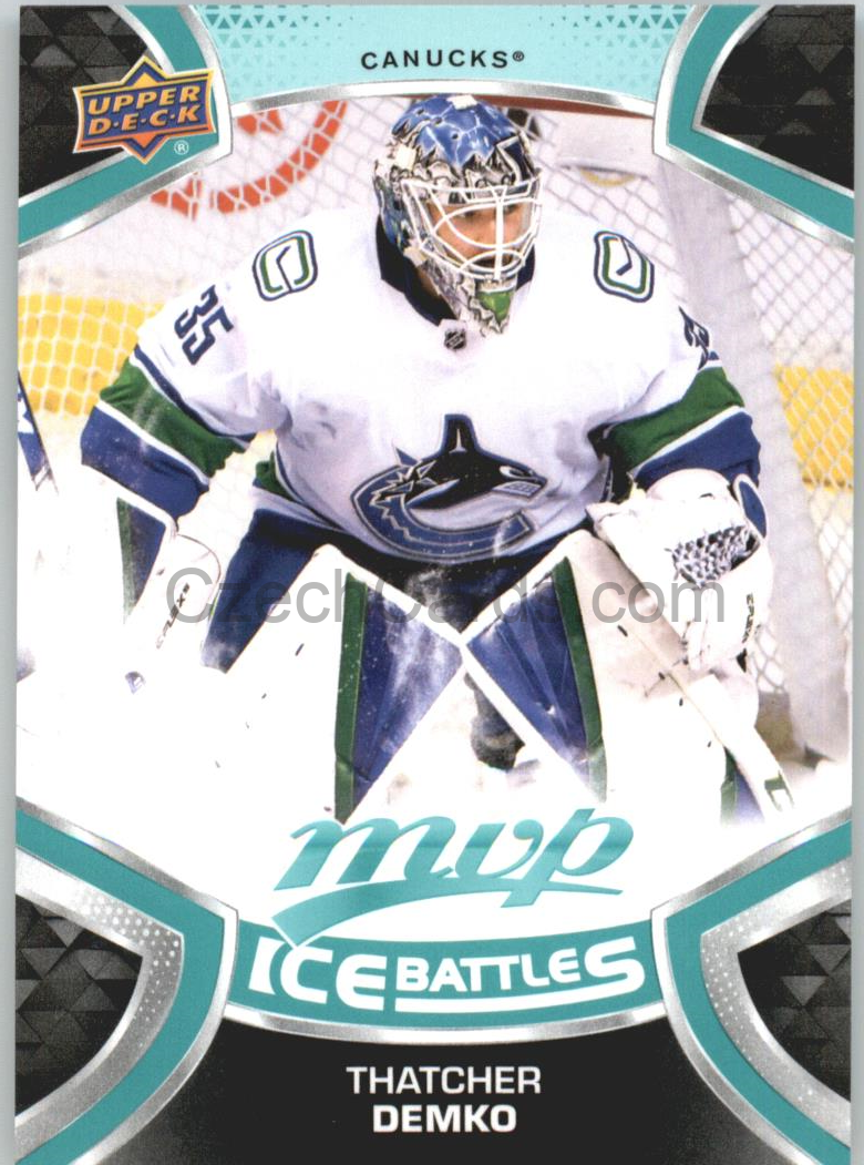 Thatcher Demko 2021/22 UD MVP Ice Battles #157