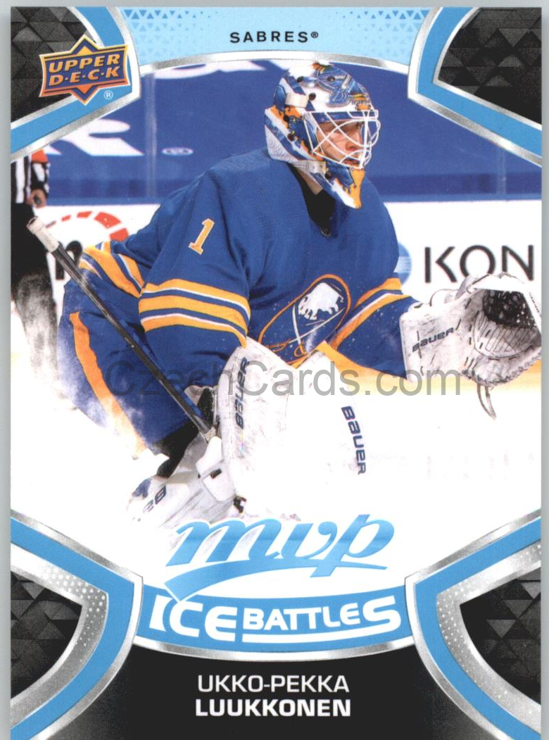 Ukko Pekka Luukkonen 2021/22 UD MVP Ice Battles #241 sp