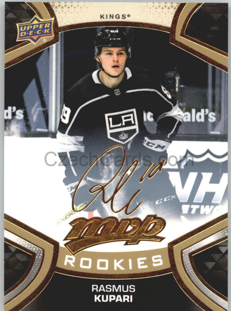 Rasmus Kupari 2021/22 UD MVP Gold Script #247 Rookie