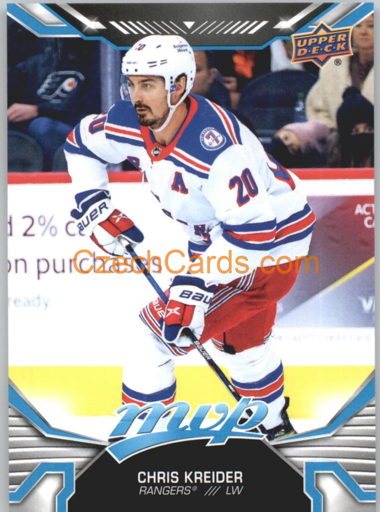 Chris Kreider 2022/23 UD MVP #116