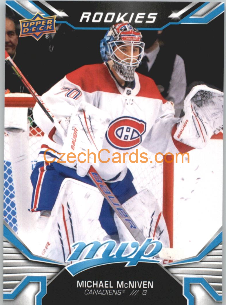 Michael McNiven 2022/23 UD MVP #238 SP Rookies