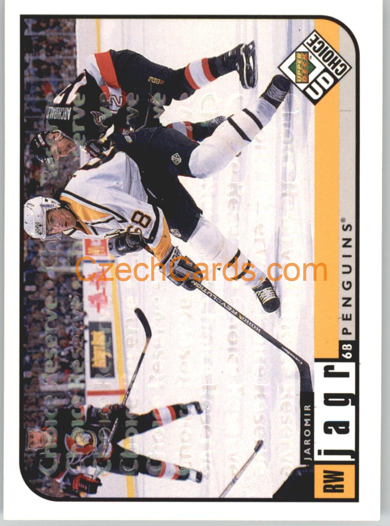 Jaromír Jágr 1998/99 UD Chice - Choice Reserve #168