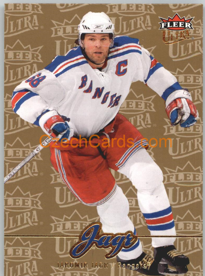 Jaromír Jágr 2007/08 Fleer Ultra Gold Medailon #67 