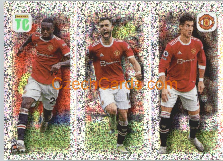 Wan-Bissaka / Fernandes / Ronaldo 2022 Panini Top Class Sticker #96