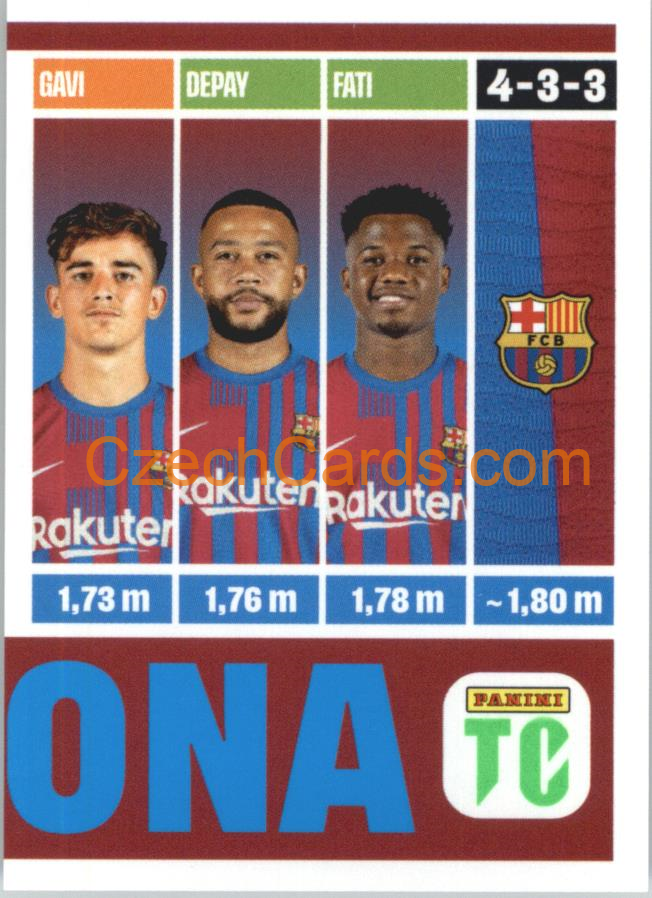 FC Barcelona Team foto 2022 Panini Top Class Sticker #140