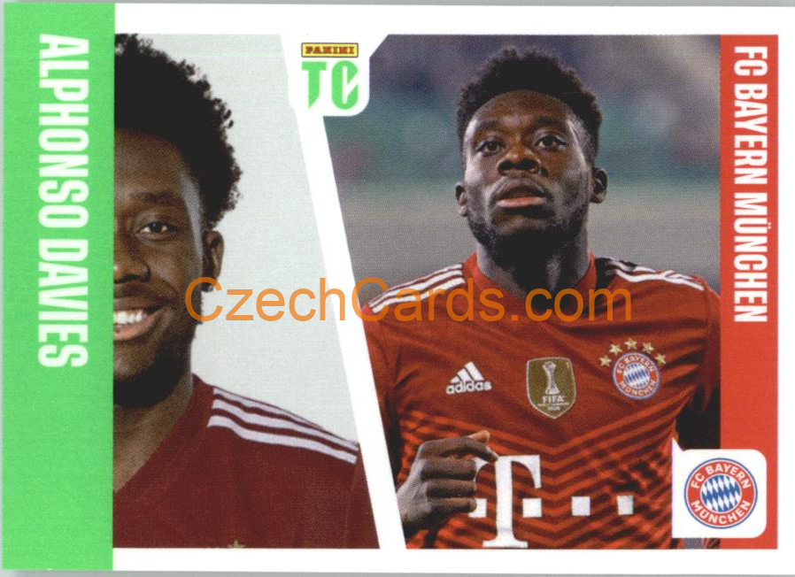 Alphonso Davies 2022 Panini Top Class Sticker #247
