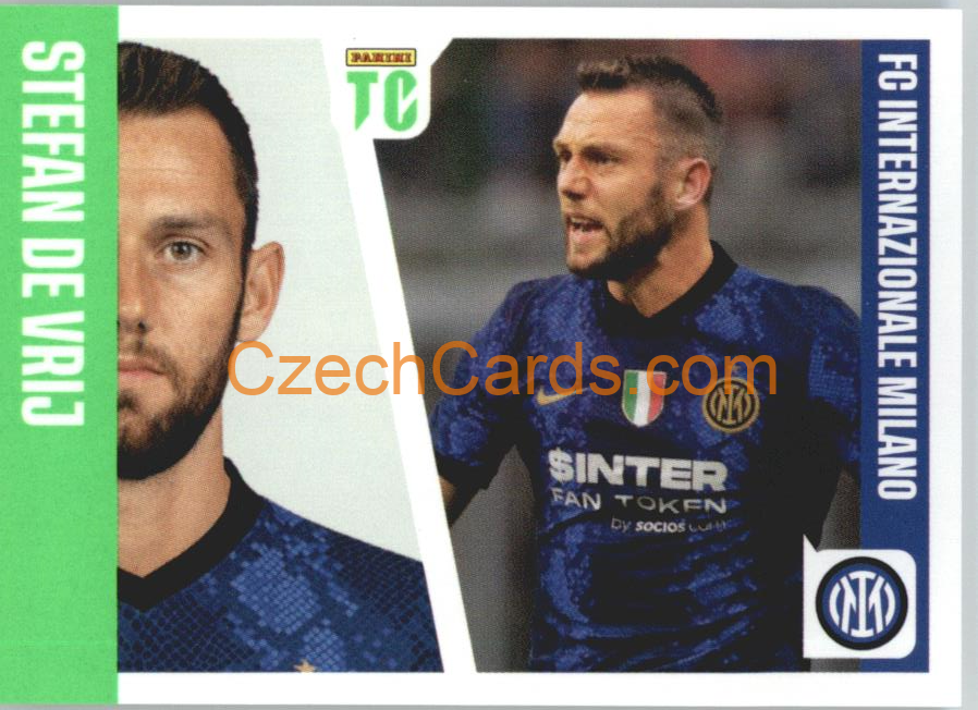 Stefan de Vrij 2022 Panini Top Class Sticker #293