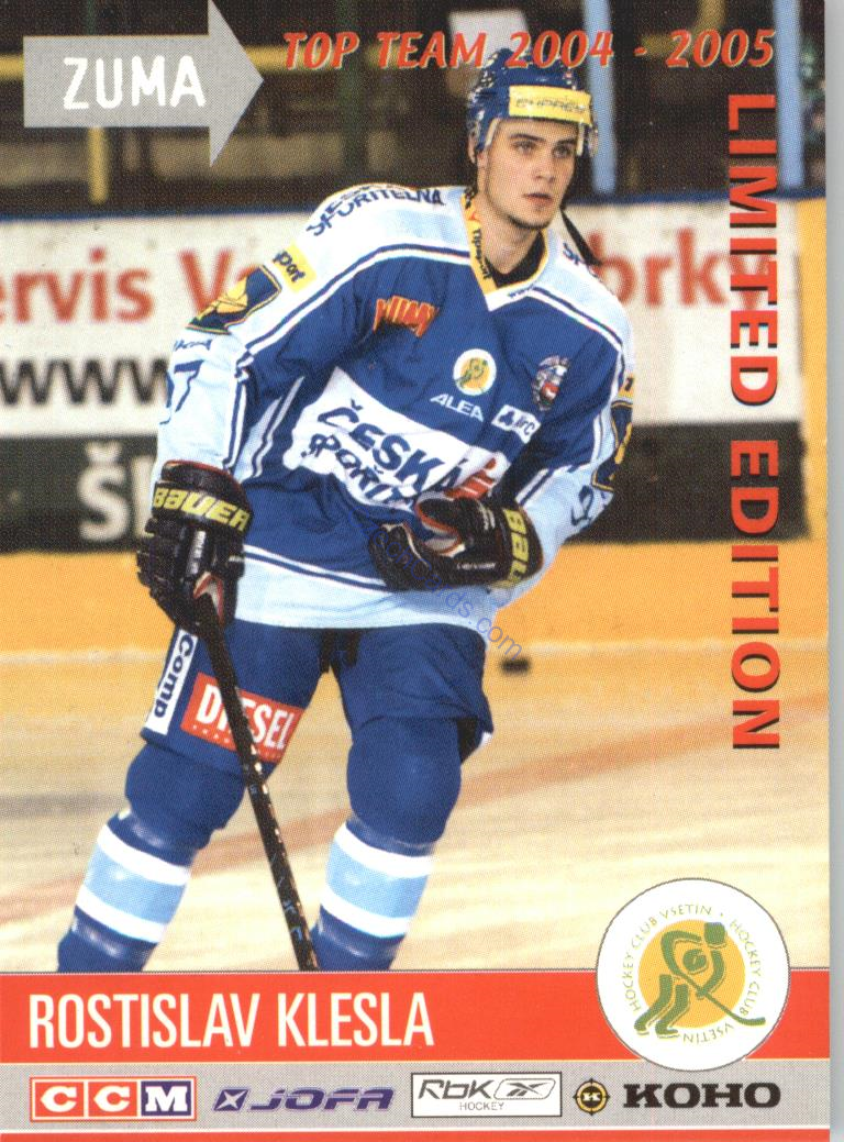 Rostislav Klesla OFS 2004/05 #9 Limited Edition