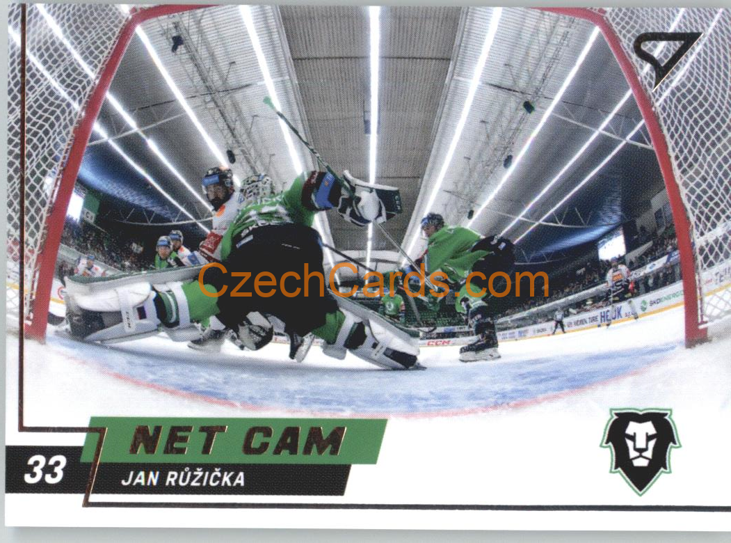 Jan Růžička 2021/22 SportZoo Tipsport EHL Net Cam #NC-05