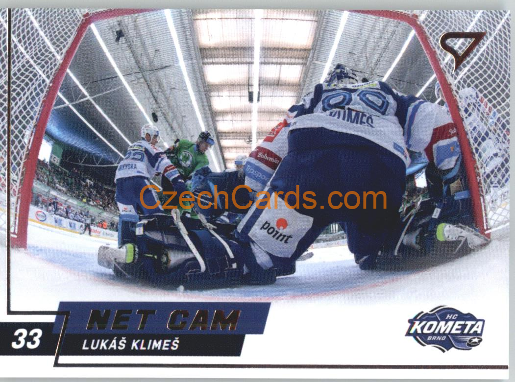Lukáš Klimeš 2021/22 SportZoo Tipsport EHL Net Cam #NC-10