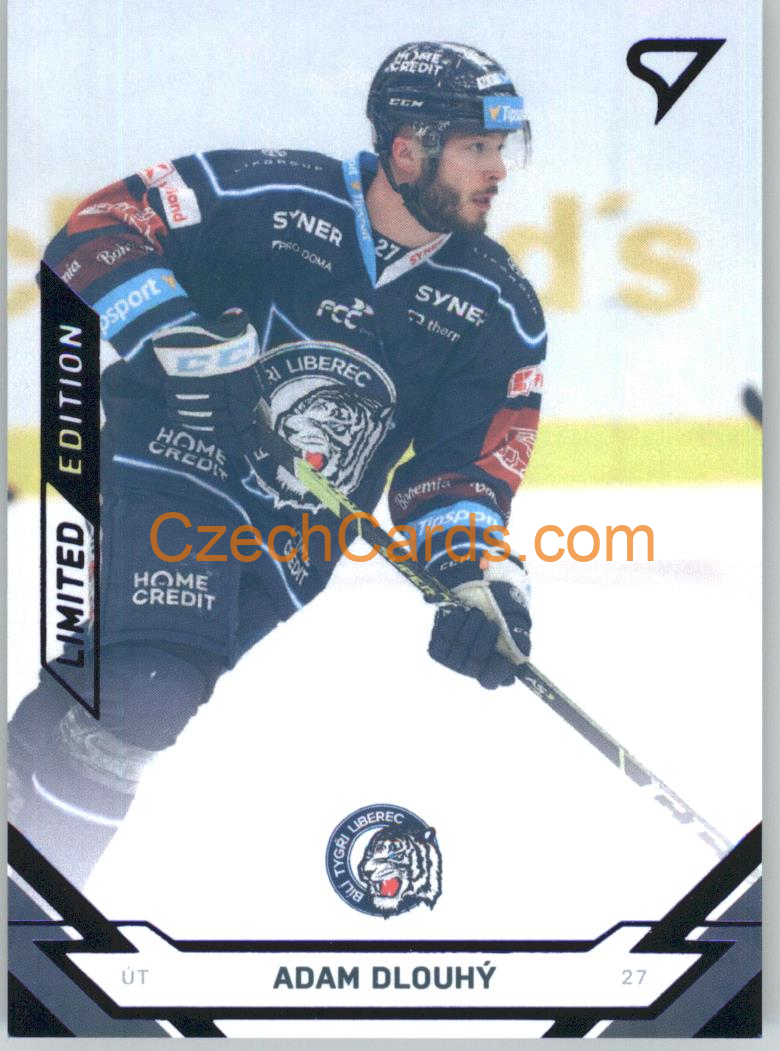 Adam Dlouhý 2021/22 SportZoo Tipsport limited blue /99 #281