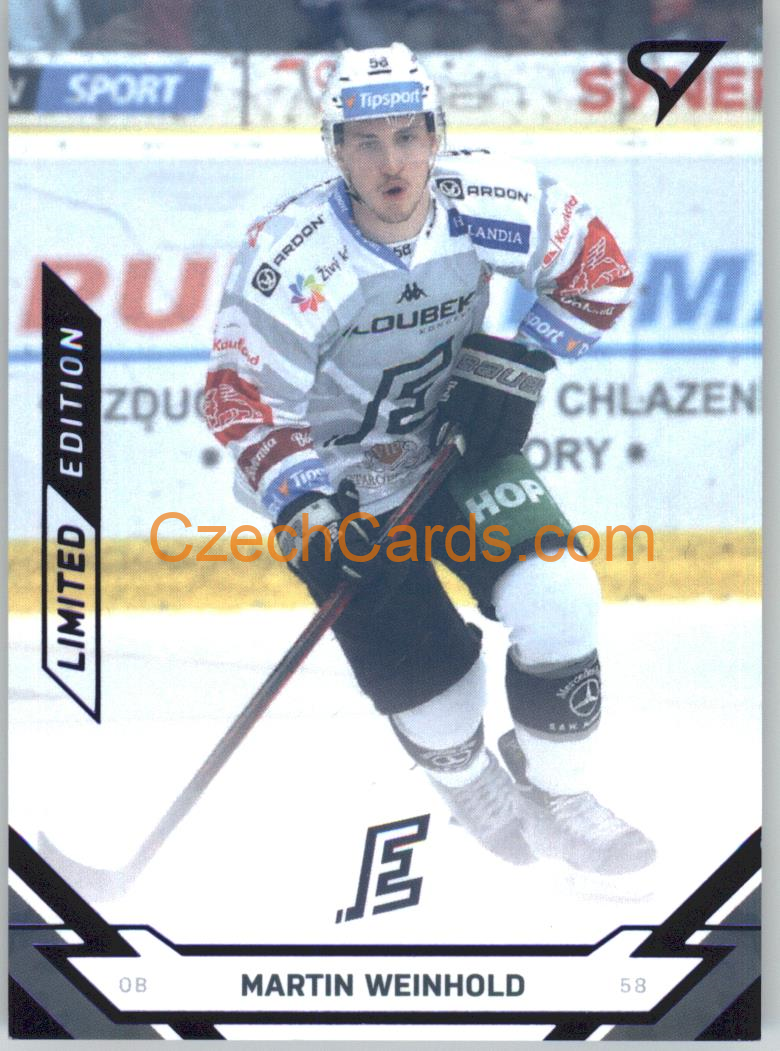 Martin Weinhold 2021/22 SportZoo Tipsport limited blue /99 #341