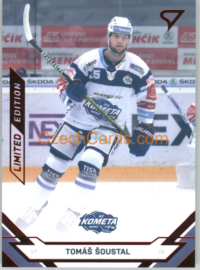 Tomáš Šoustal 2021/22 SportZoo Tipsport limited red /49 #318
