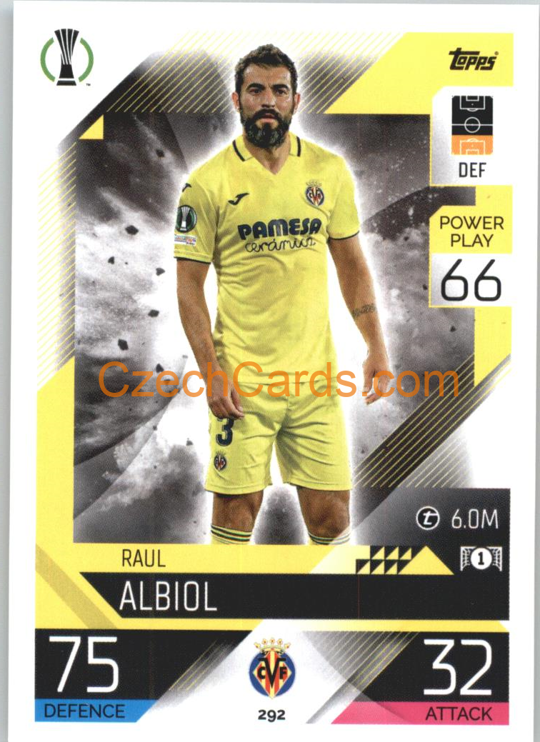 Raúl Albiol Topps Match Attax 2022/23 #292