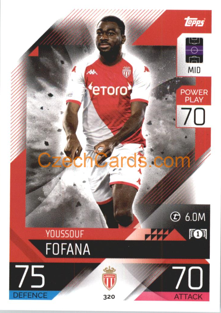 Youssouf Fofana Topps Match Attax 2022/23 #320