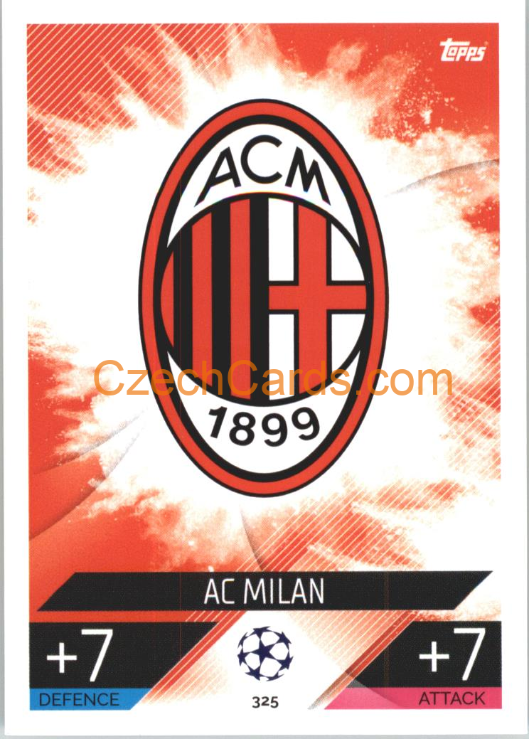 AC Milan Team Badge Topps Match Attax 2022/23 #325