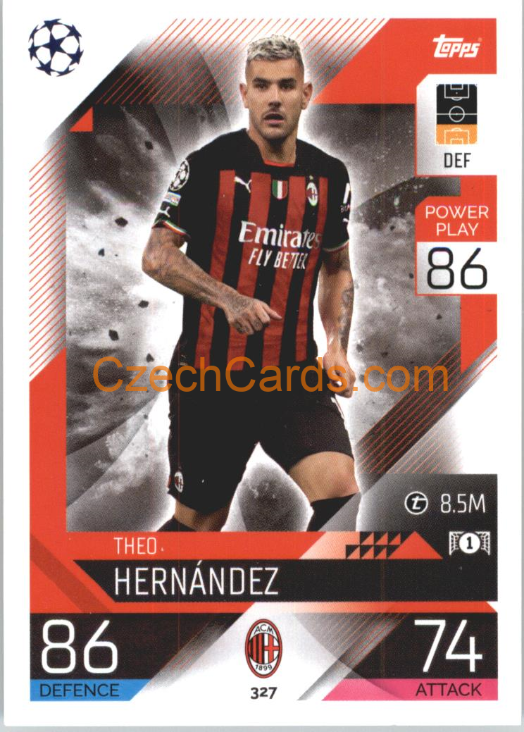 Theo Hernández Topps Match Attax 2022/23 #327