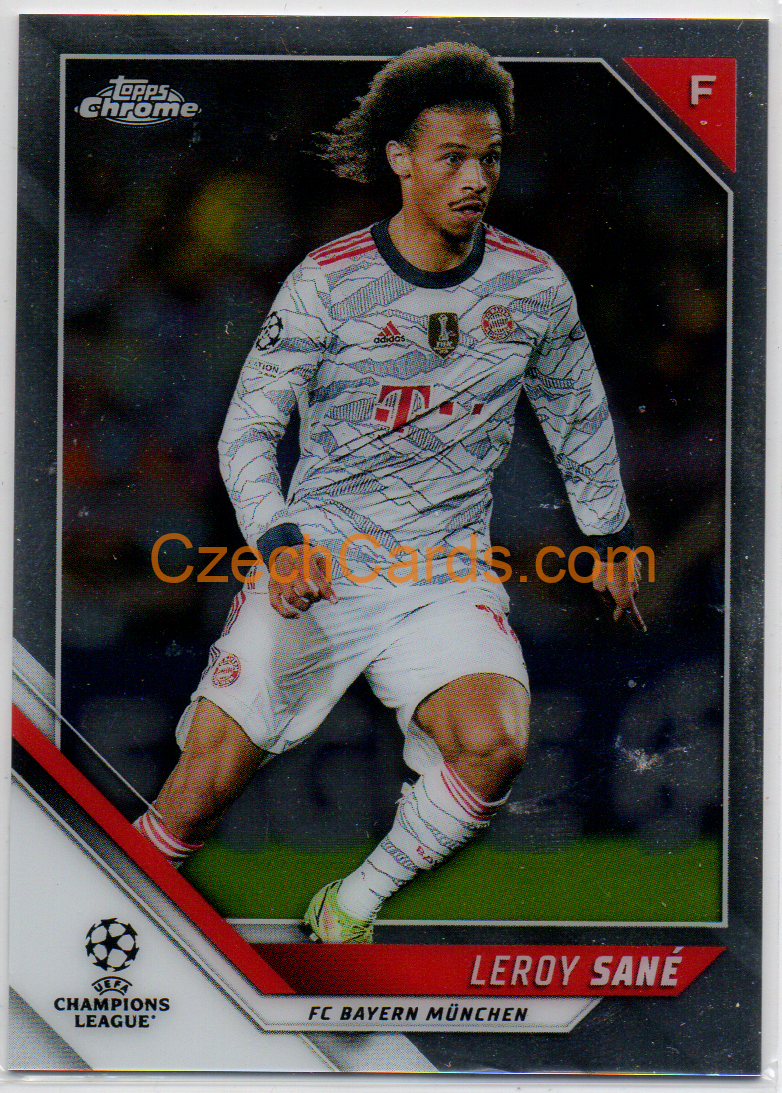 Leroy Sane 2021/22 Topps Chrome UCL #3