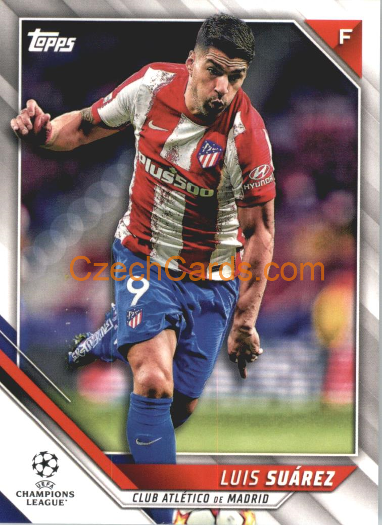 Luis Suarez 2021/22 Topps UCL #9 