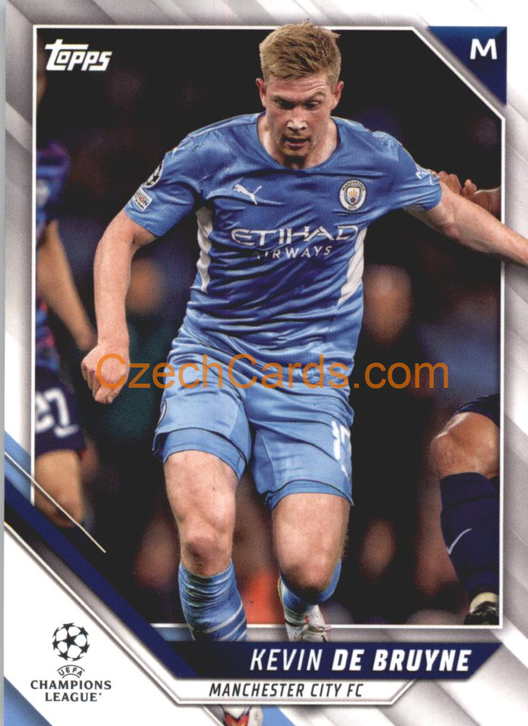 Kevin De Bruyne 2021/22 Topps UCL #73