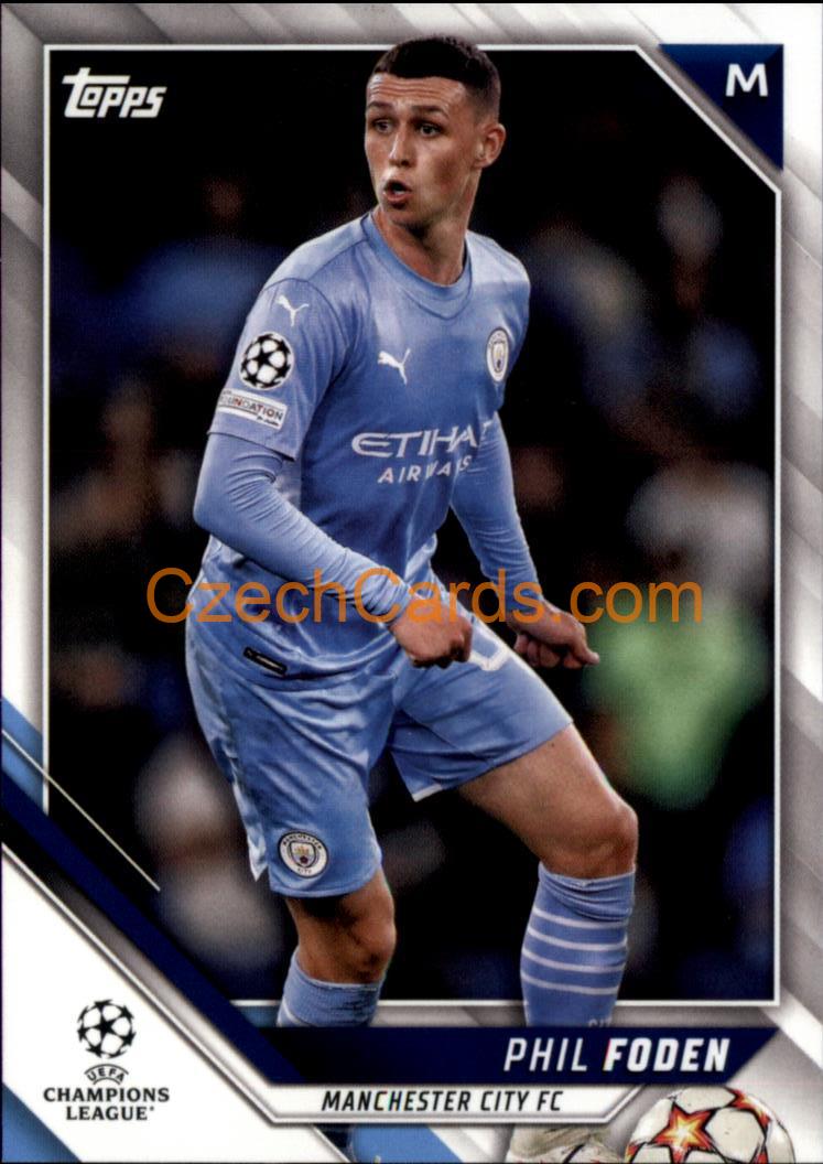 Phil Foden 2021/22 Topps UCL #76
