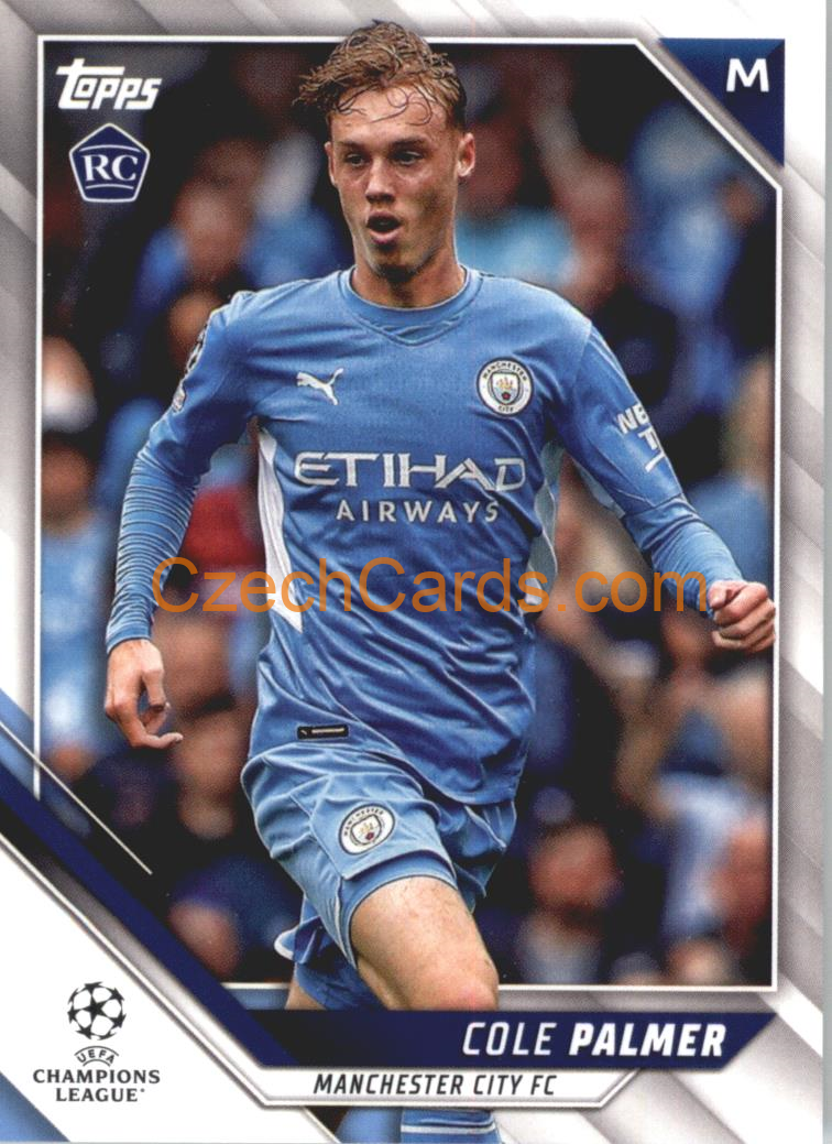 Cole Palmer 2021/22 Topps UCL #80 RC