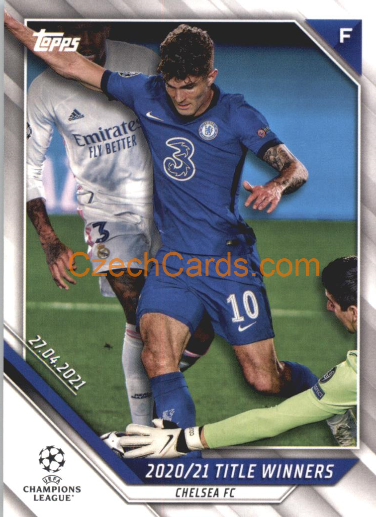 Christian Pulisic 2021/22 Topps UCL #81