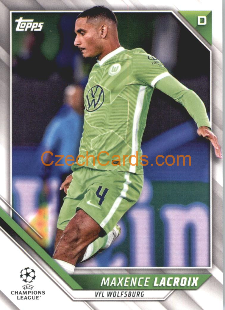 Maxence Lacroix 2021/22 Topps UCL #84 