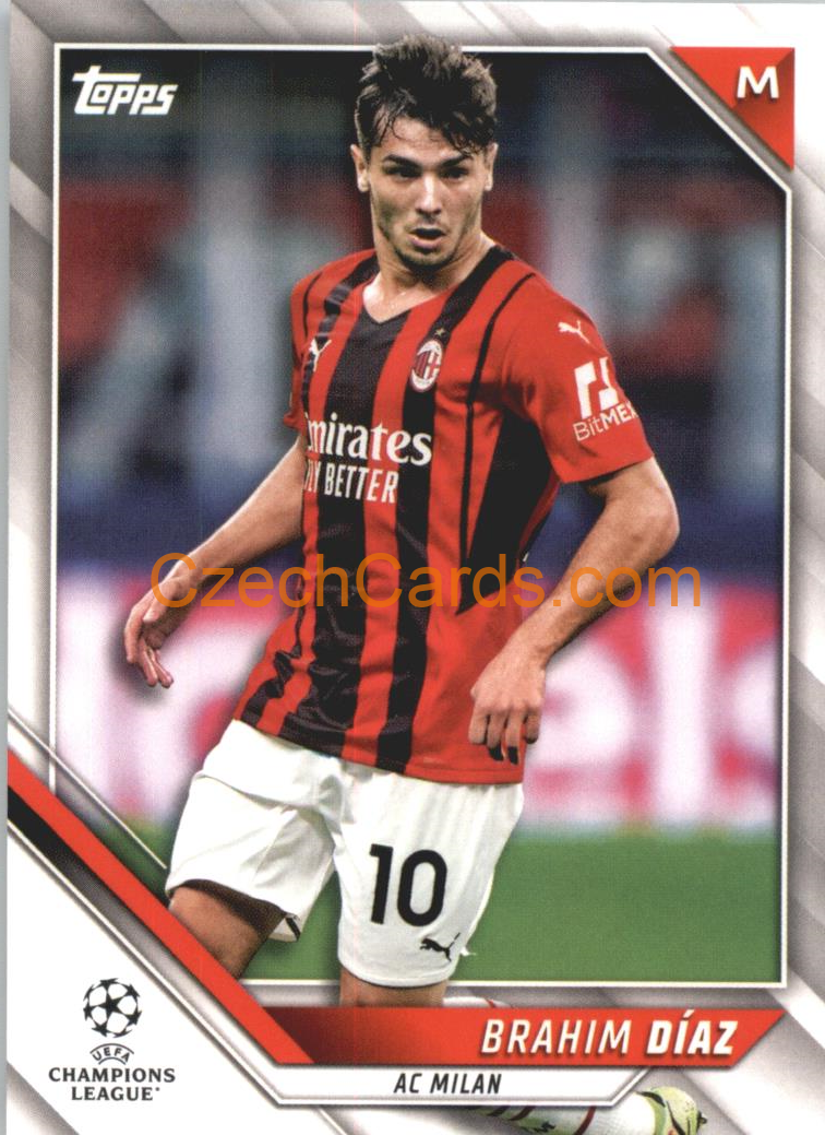 Brahim Diaz 2021/22 Topps UCL #87