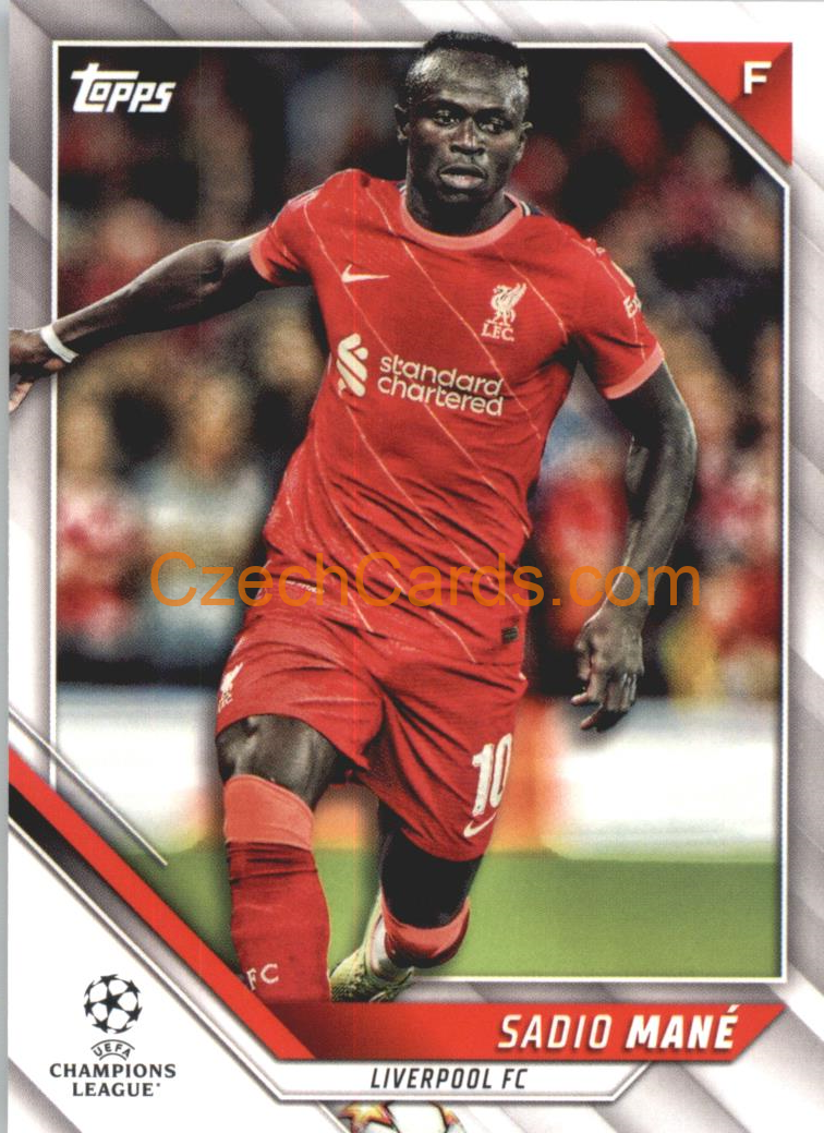 Sadio Mane 2021/22 Topps UCL #90