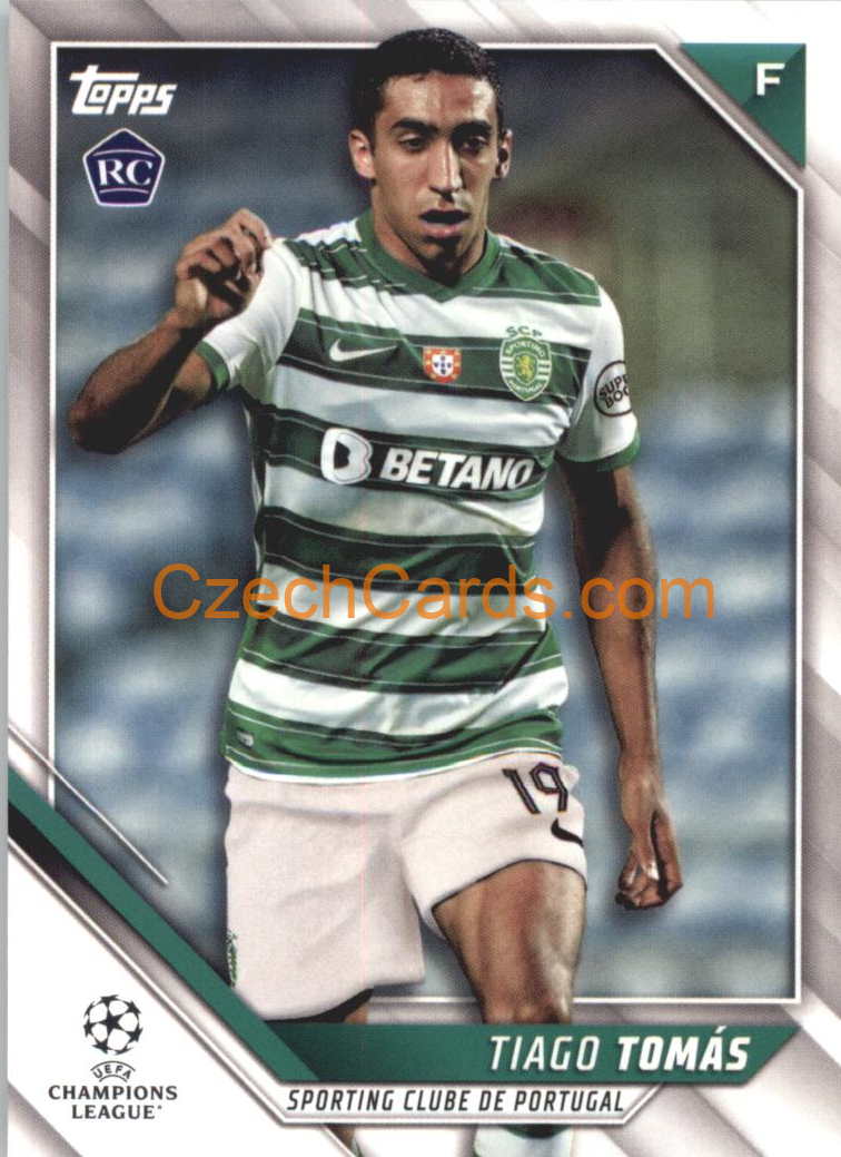 Tiago Tomas 2021/22 Topps UCL #101 RC